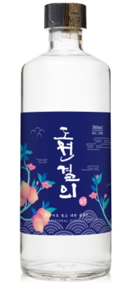 [술마켓] 영덕주조 도원결의 25도 (360ml) 복숭아 증류주